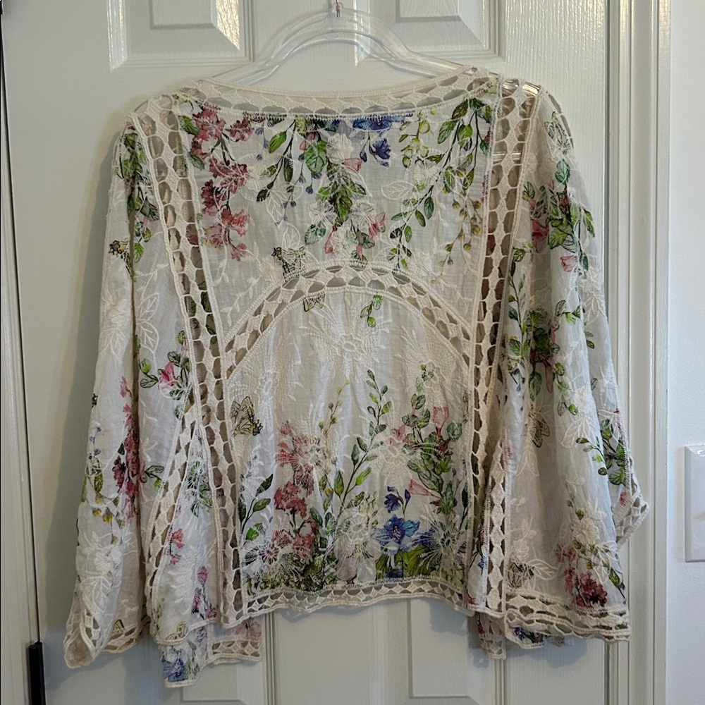 RACHEL Rachel Roy Floral Lace Cardigan - Picture 6 of 7
